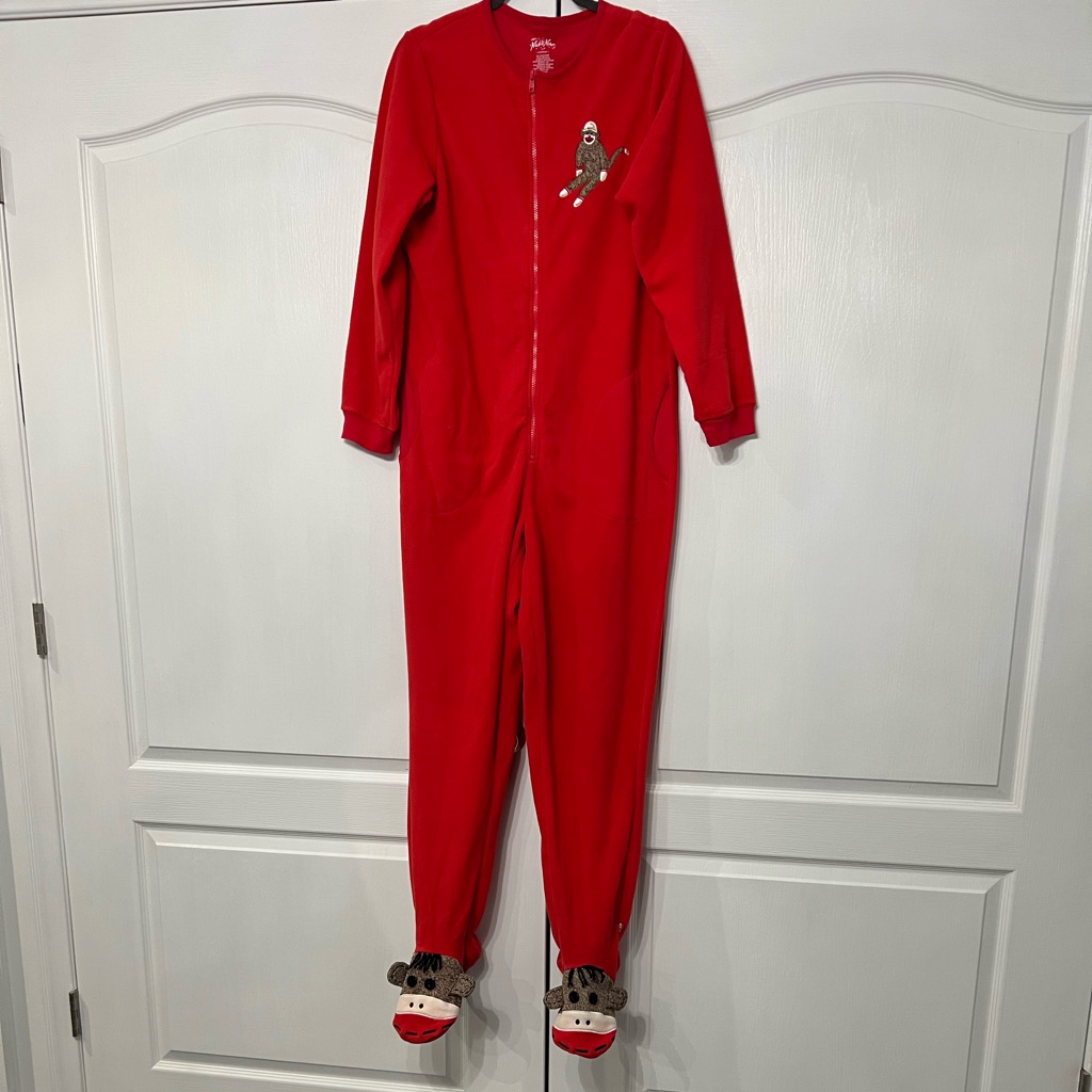 Nick & Nora Monkey Adult Onsie